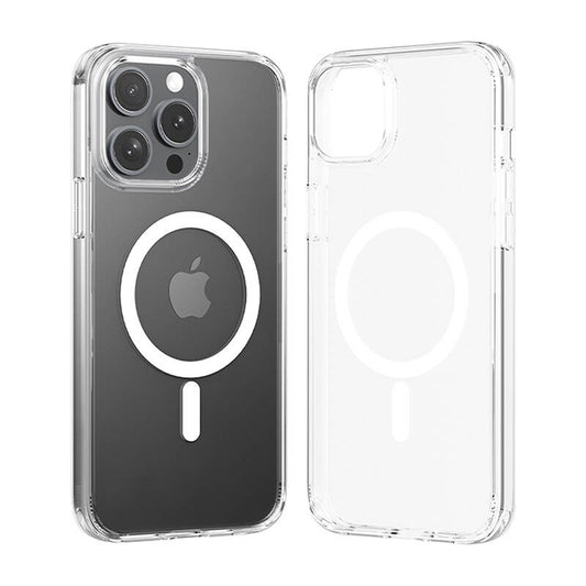 Funda Dura con Magsafe Vention KUBT0-40/ Compatible con iPhone 14 Pro Max/ Transparente_0