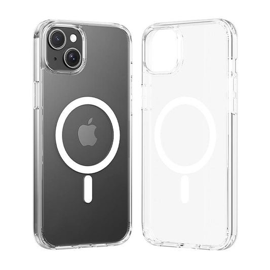 Funda Dura con Magsafe Vention KUCT0-20/ Compatible con iPhone 15 Plus/ Transparente_0