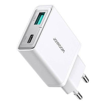 Joyroom JR-TCF14 20W USB-A USB-C Super Slim Wall Charger - White_1