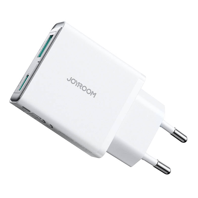 Joyroom JR-TCF14 20W USB-A USB-C Super Slim Wall Charger - White_8