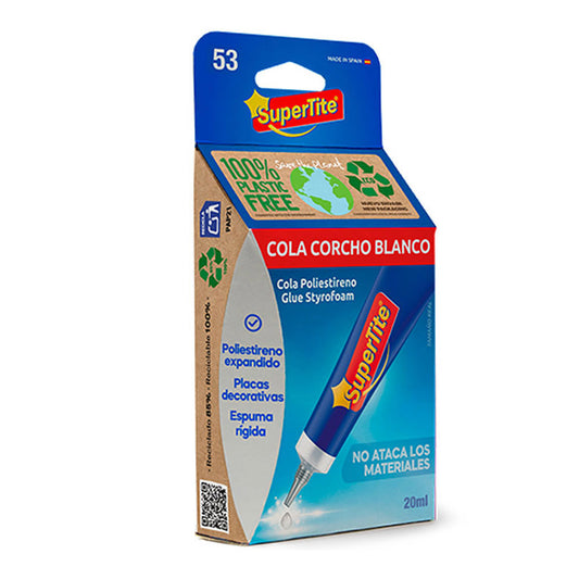 Adesivo de poliestireno, blister 20ml 2453 supertite_0