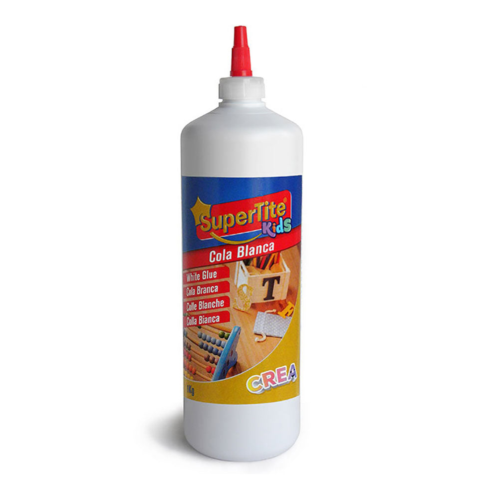 Cola branca escolar, embalagem 1kg a2718 supertite_0