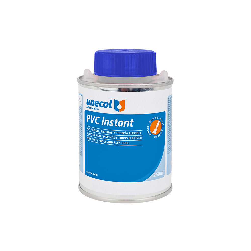 Pvc instant, embalagem metÃ¡lica 250ml com pincel a2011 unecol_0