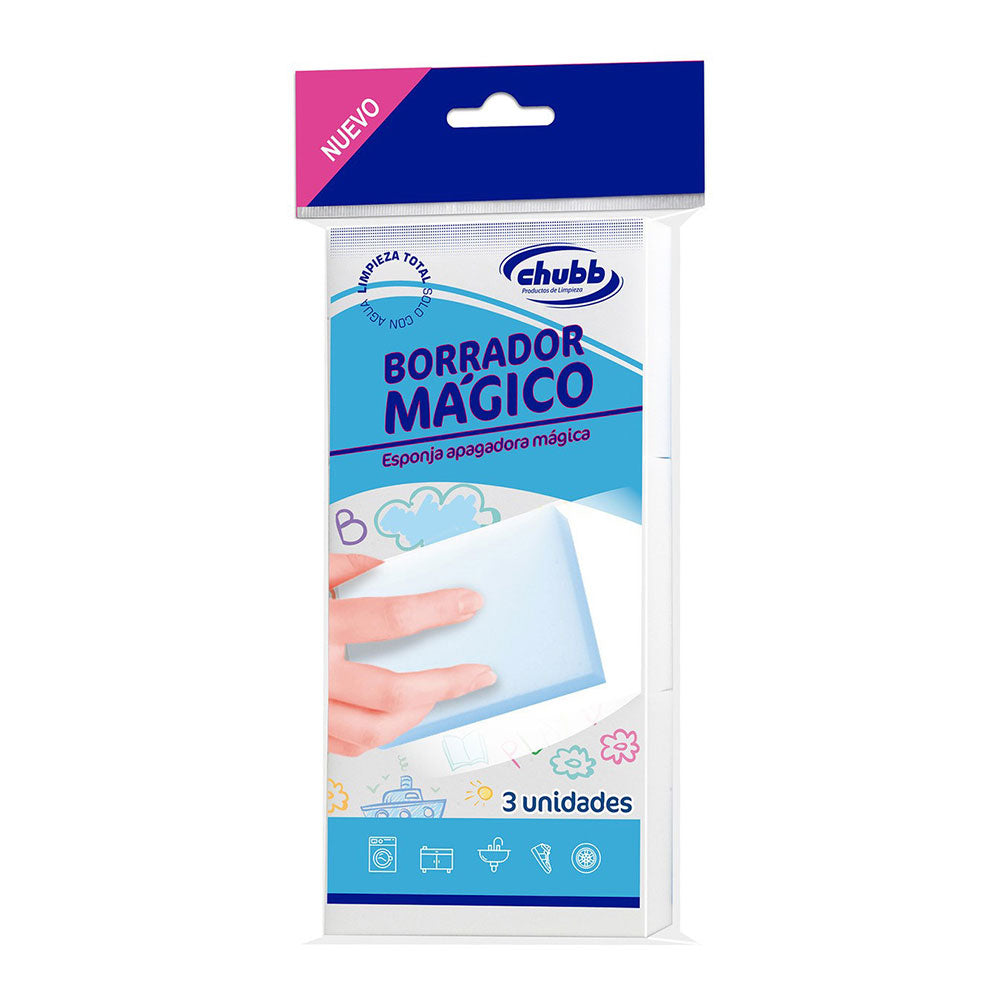 Saco esponja mÃ¡gica 3 unidades 10x7x3cm c01153 chubb_0