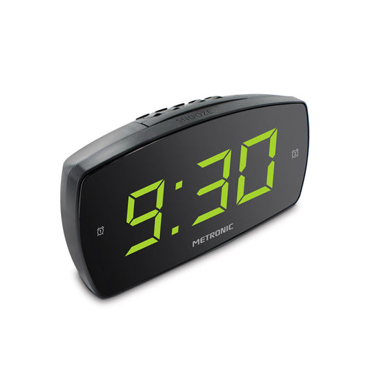 Despertador Metronic / Grande Display / Duplo Alarme / Preto_0