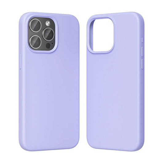 Funda Silicona con Magsafe Vention KUFV0-40/ Compatible con iPhone 15 Pro Max/ Morada_0