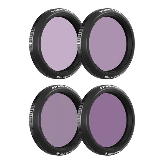 Freewell set of 4 ND/PL filters for DJI Osmo Action 5 Pro_0