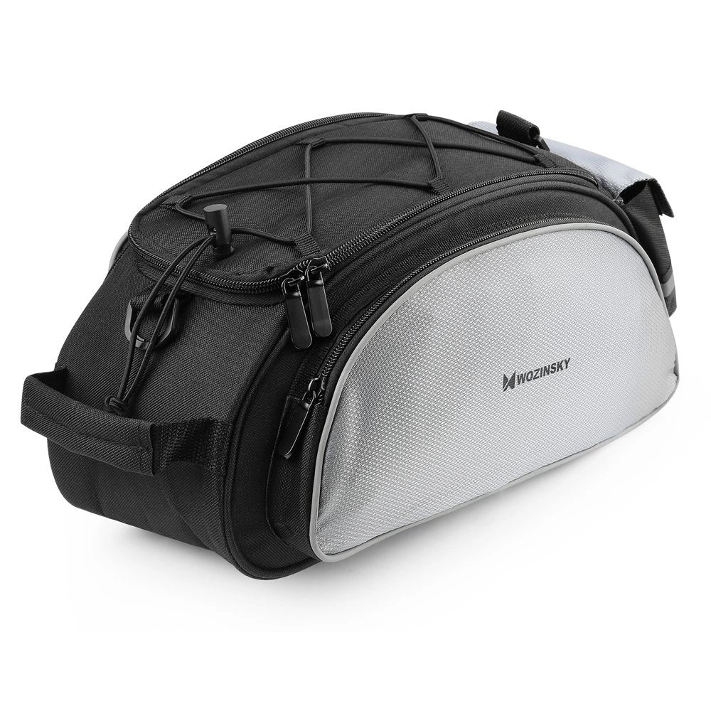 Wozinsky bike carrier bag with shoulder strap 13l black (WBB1BK)_0