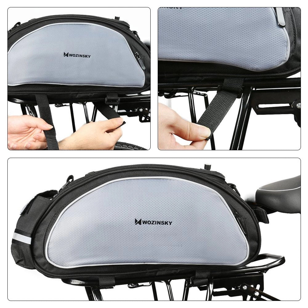 Wozinsky bike carrier bag with shoulder strap 13l black (WBB1BK)_6