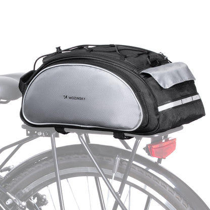 Wozinsky Bike Pannier Bag with Shoulder Strap 13L Black (WBB1BK)_0