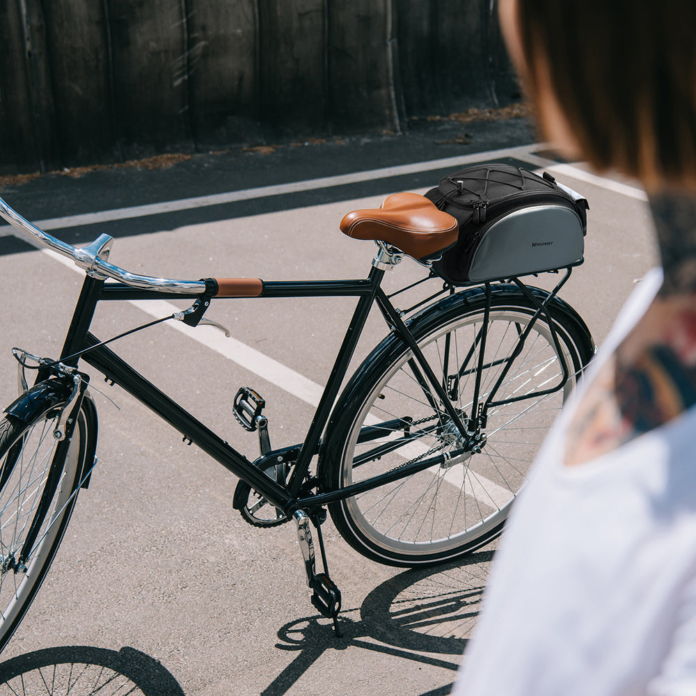 Wozinsky Bike Pannier Bag with Shoulder Strap 13L Black (WBB1BK)_4