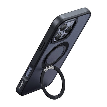 McDodo PC-4932 MagSafe case for iPhone 16 Pro with stand (black)_1