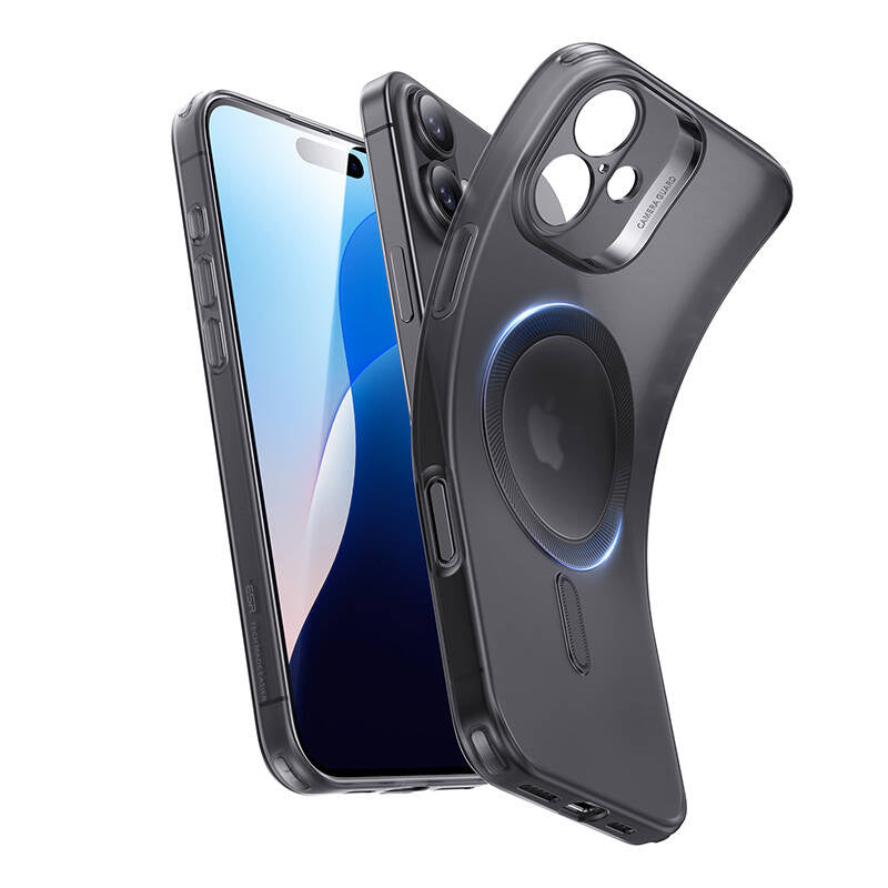 Etui Zero Clear Case (HaloLock) ESR do iPhone 16 (czarne)_0