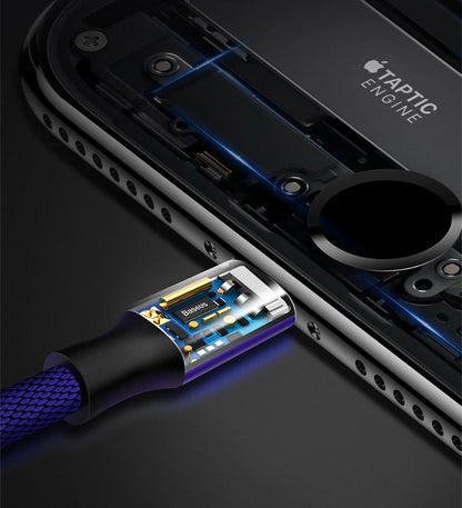 Baseus Yiven fabric braided cable USB / Lightning 1.8M black (CALYW-A01)_10