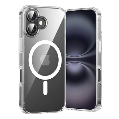 Funda Dura con Magsafe Vention KUGT0-10/ Compatible con iPhone 16/ Transparente_1