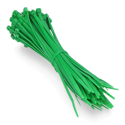 AbraÃ§adeiras verdes 203x4,6mm (saco 100 unid.) nylon de alta qualidade_0