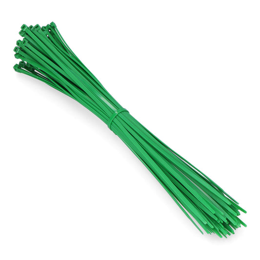 AbraÃ§adeiras verdes 385x4,8mm (saco 100 unid.) nylon de alta qualidade_0