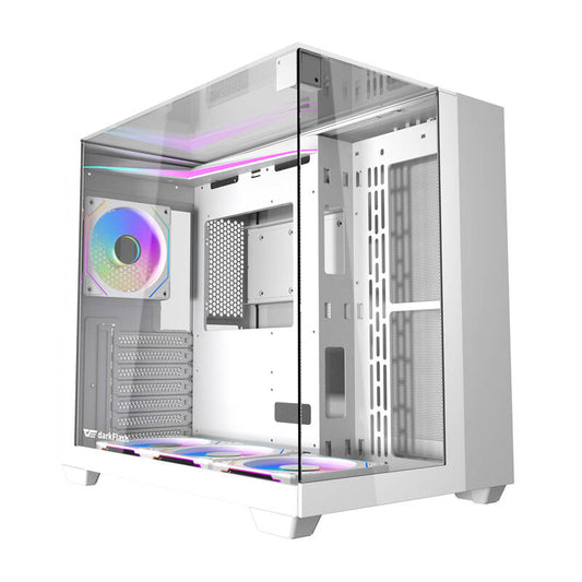 Darkflash TH285 computer case 4 fans (white)_0