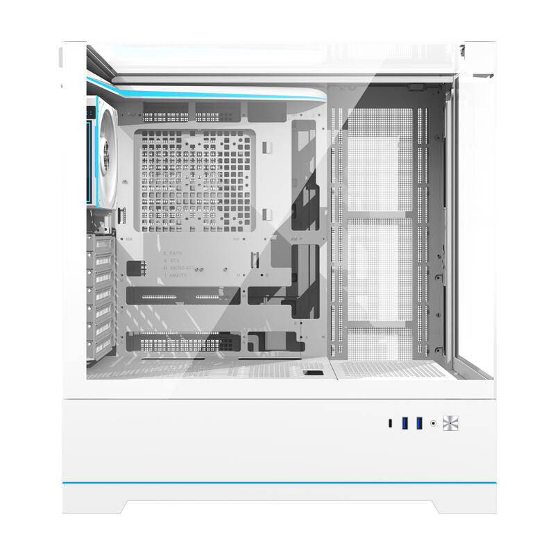 Darkflash DY450 PRO computer case (white) + 1 fan_1