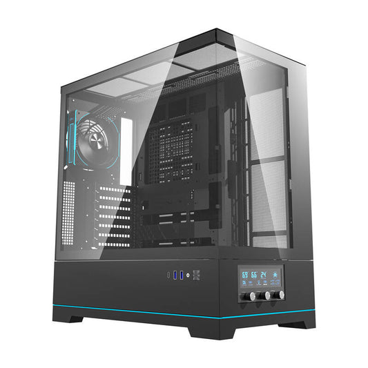 Darkflash DY451 PRO computer case (black) + 1 fan_0