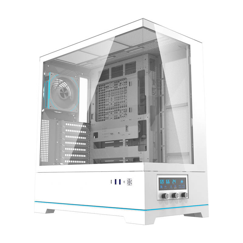 Darkflash DY451 PRO computer case (white) + 1 fan_0