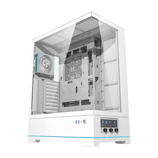 Darkflash DY451L PRO computer case (white) + 1 fan_0