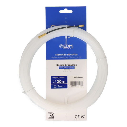 Sonda de medidor de cabo guia, nylon, 20 m x 3 mm_0