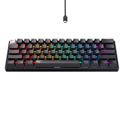 Havit KB903L wired mechanical / gaming RGB keyboard (black)_1