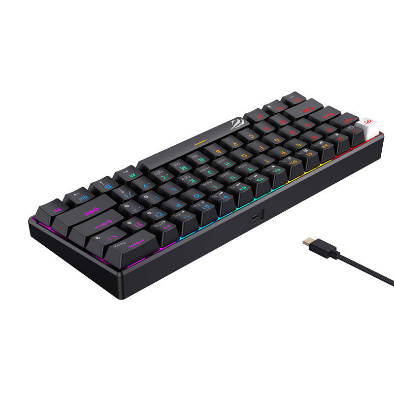 Havit KB903L wired mechanical / gaming RGB keyboard (black)_3