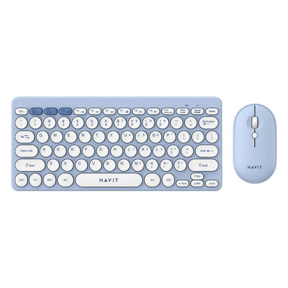 Havit KB279GCM wireless 2-in-1 gaming set keyboard + mouse (blue)_0