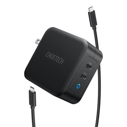 Choetech PD6008 2xUSB-C PD 100W GaN mains charger_2