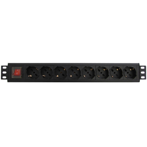 WP WPN-PDU-G01-08 unidad de distribución de energía (PDU) 8 salidas AC 1.5U Negro_1