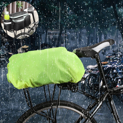 Wozinsky Universal Waterproof Rain Cover for Bike Pannier Bag or Backpack green (WBB5YW)_2