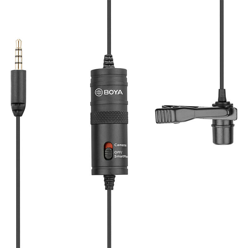 Microphone Krawatowy BOYA BY-M1 DSLR Lavalier microphone_0