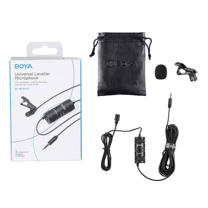 Boya BY-M1 PRO II Lavalier tie microphone_3