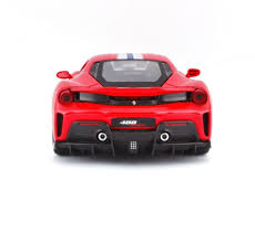 Carro BURAGO Ferrari 488 Pista / Vermelho