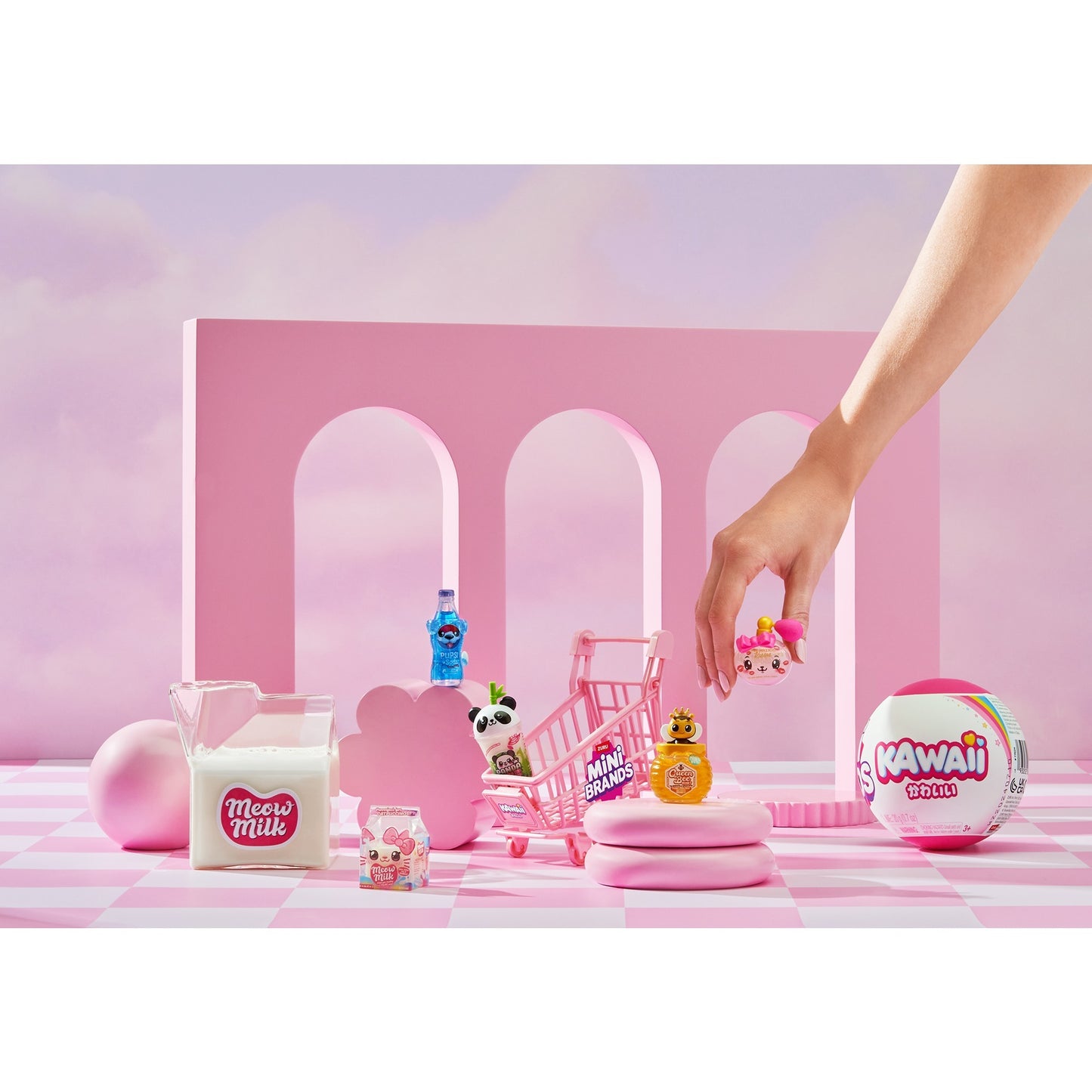 Figura Surpresa ZURU Mini Brands Kawaii Colecionável