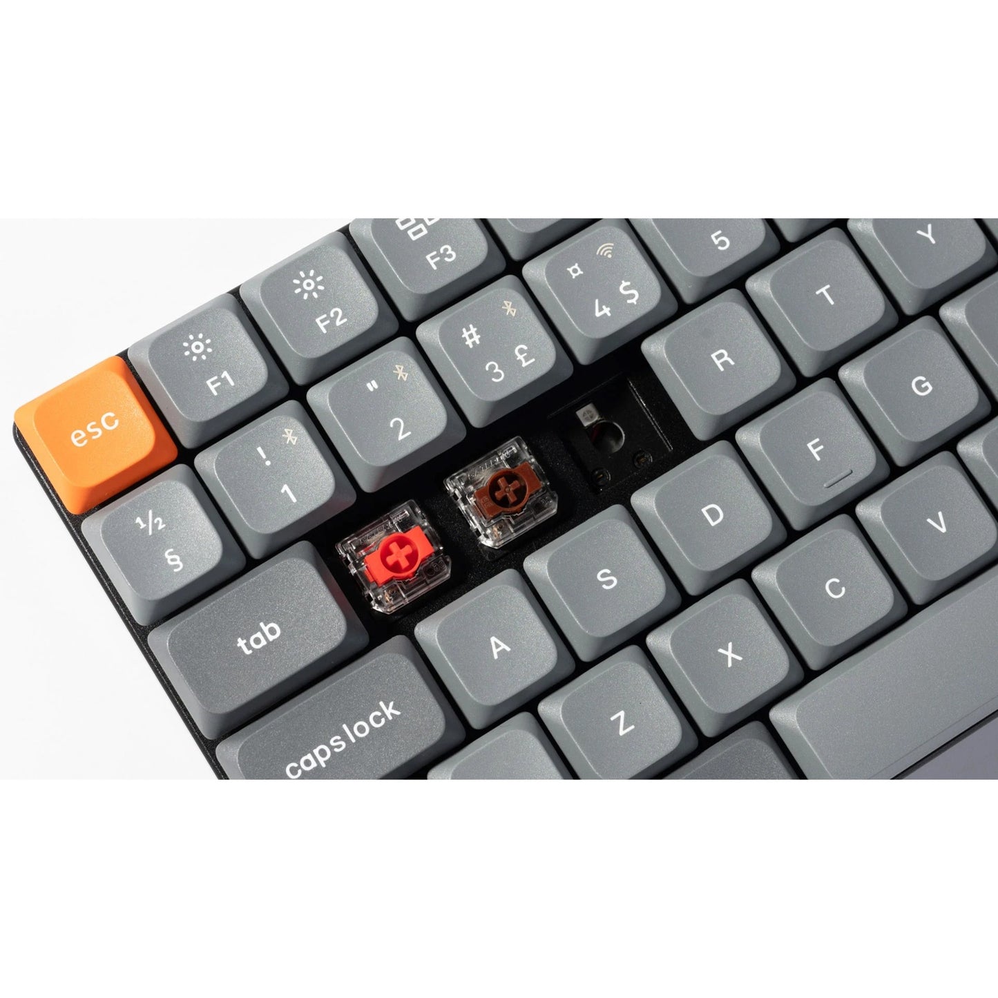 Teclado Gaming Keychron K3 Max 75% RGB Gateron Low Profile 2.0 Red Layout DE Wireless
