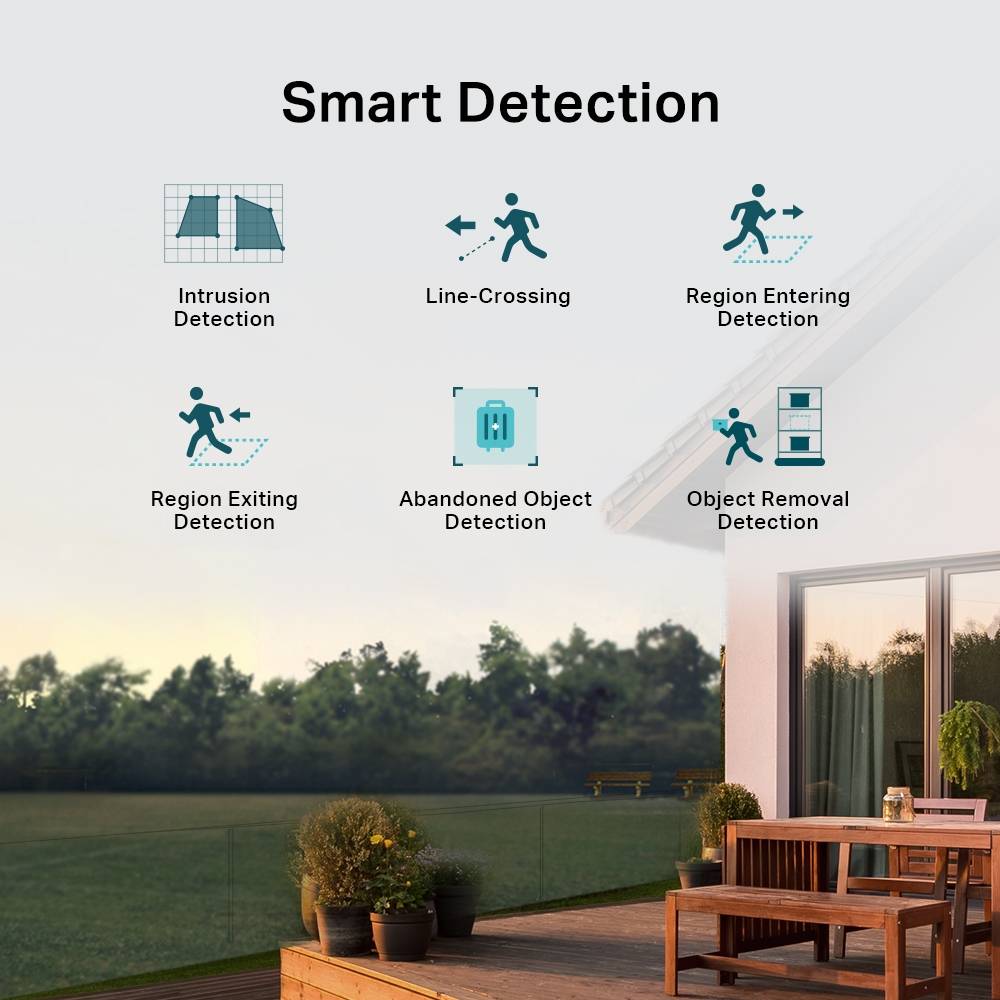 Câmara de Segurança de Rede TP-Link VIGI C540V 4-12mm 4MP Full-Color Exterior Wi-Fi/PoE Pan/Tilt/Zoom QHD 1440p IP66