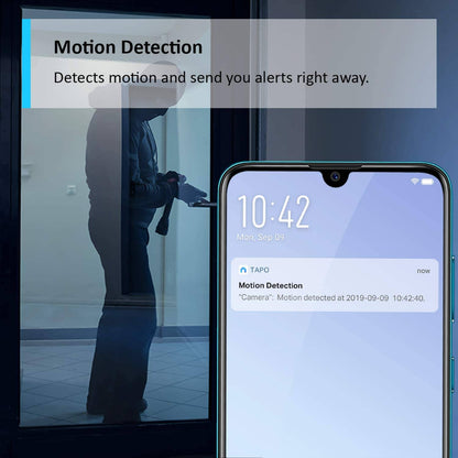 TAPO TC70 Câmera de Segurança Wi-Fi Pan/Tilt - Preto