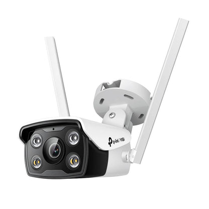 Câmara de Segurança de Rede TP-Link VIGI C340-W 4mm 4MP Full-Color Wi-Fi Outdoor Bullet QHD 1440p IP66
