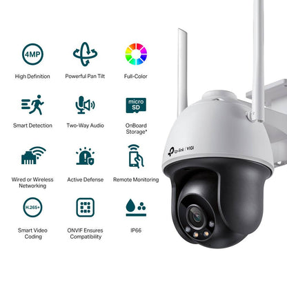 Câmara de Segurança TP-Link VIGI C540-W V1 IP Interior/Exterior 2560 x 1440 Pixéis/Tecto/Pared/Branca