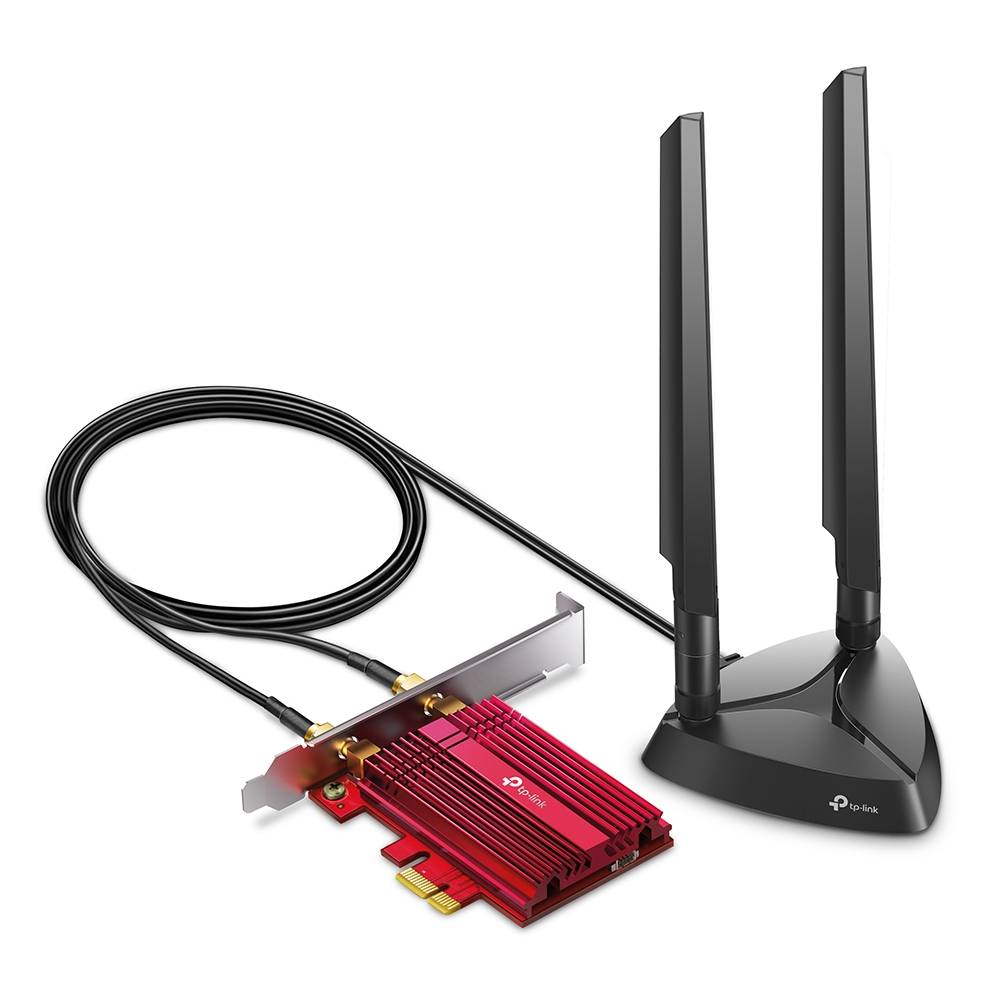Placa de Rede TP-Link Archer TXE75E AXE5400 Wi-Fi 6E & Bluetooth 5.2 PCI Express