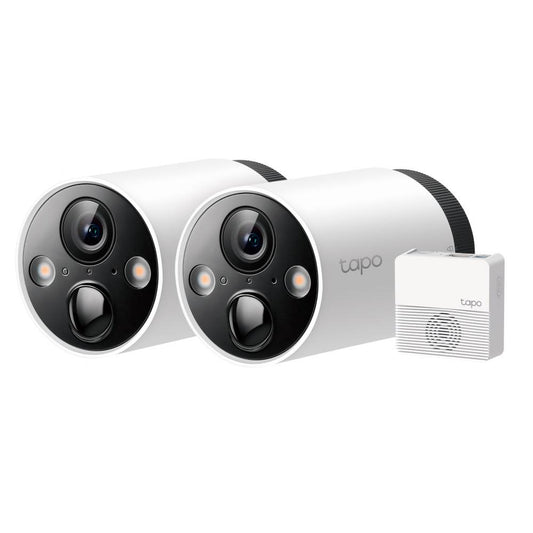 Câmaras de Segurança TP-Link Tapo C420S2 2K Outdoor IP65 Security Wi-Fi + Hub