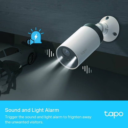 Câmaras de Segurança TP-Link Tapo C420S2 2K Outdoor IP65 Security Wi-Fi + Hub