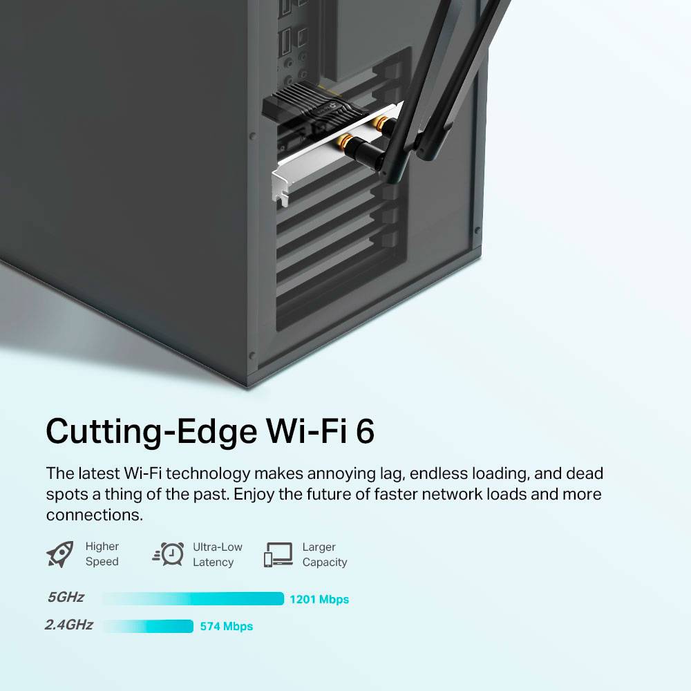 TP-LINK Archer TX20E / WLAN-Stick / Preto