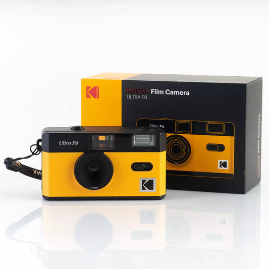 Câmara Analógica Kodak Ultra F9 Retro Reutilizável Amarela