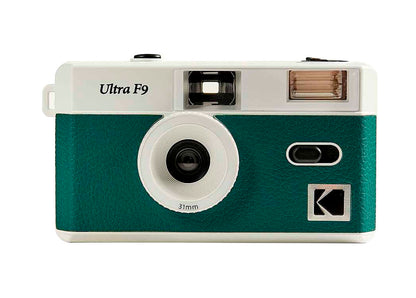 Máquina Fotográfica Analógica Kodak Ultra F9 Reutilizável Verde 35mm