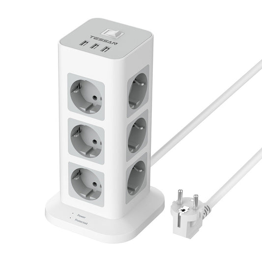 Tessan TS-TPS04-DE power strip (white)_0