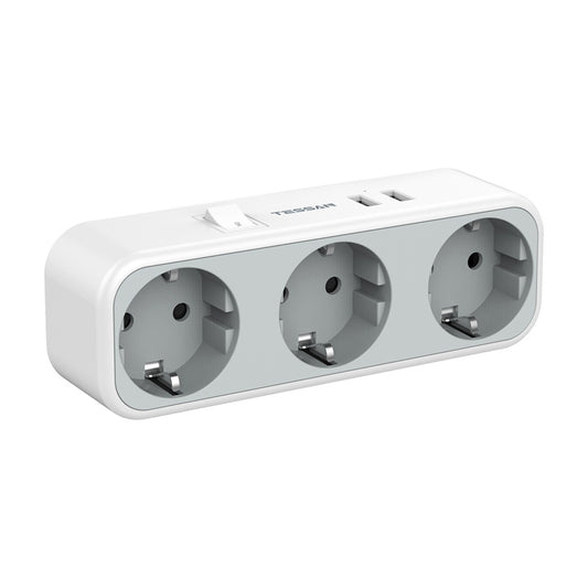 Tessan TS-322 wall socket (white)_0